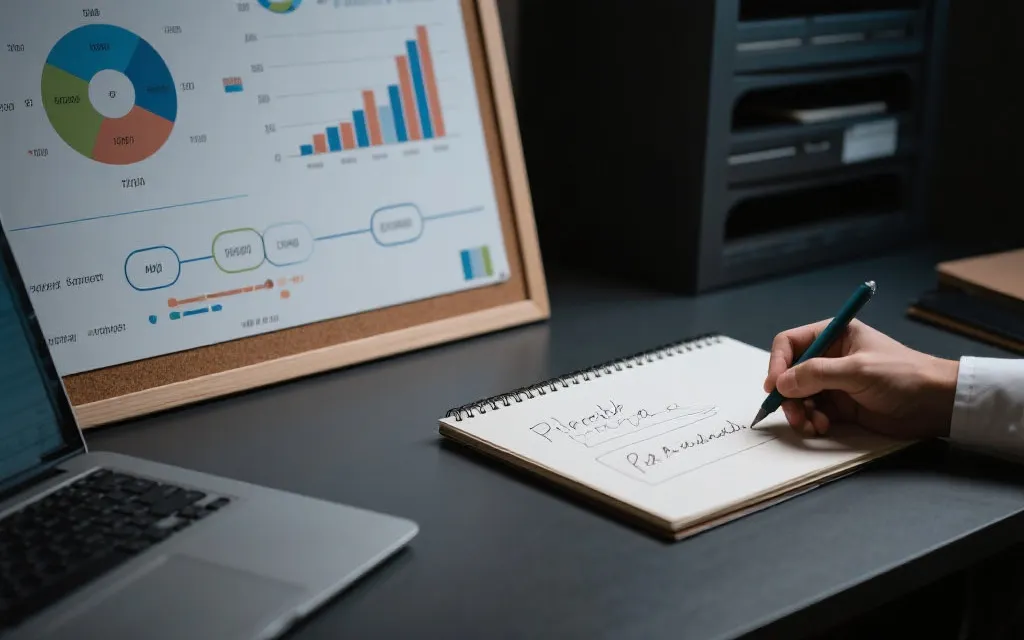 战术板与数据图表结合的世界杯预测流程示意